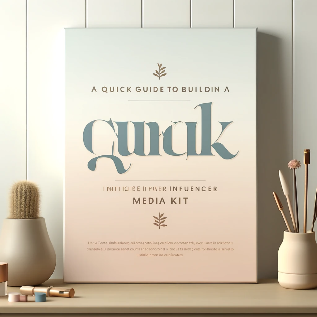 Quick Guide to Building a Canva Influencer Media Kit