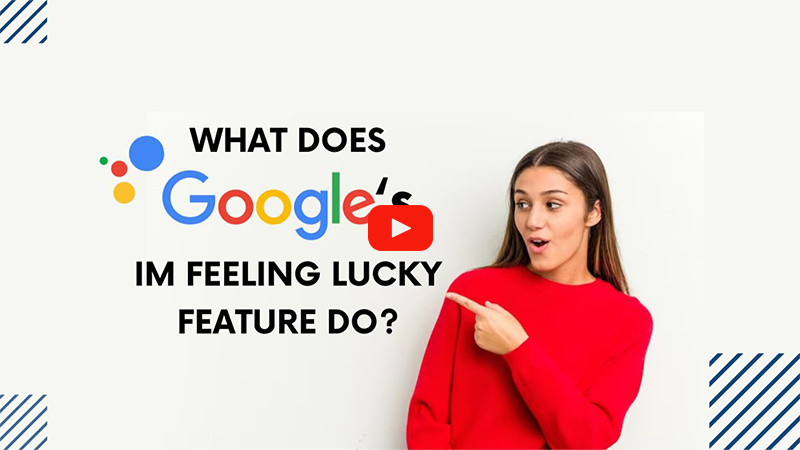 What does Google's &quot;I'm Feeling Lucky&quot; feature do?