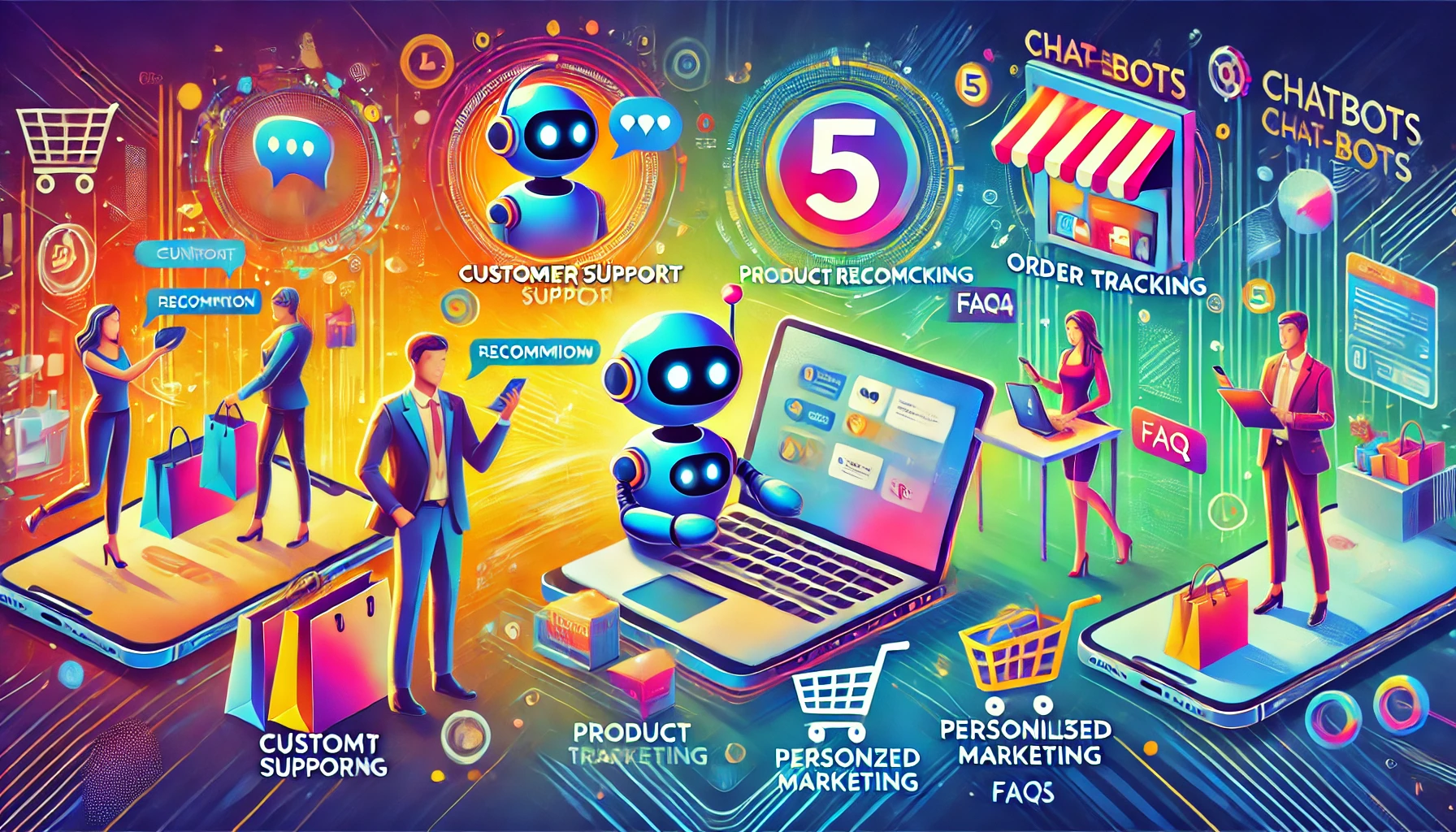 Top 5 Use Cases for Chatbots in E-commerce