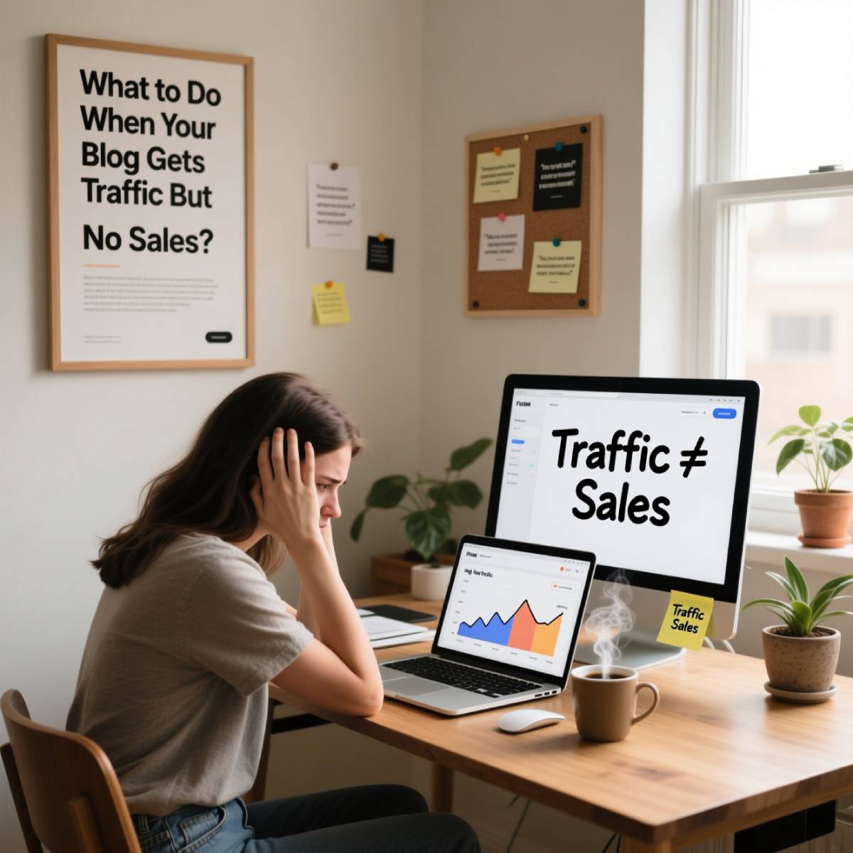 What to Do When Your Blog Gets Traffic but No Sales