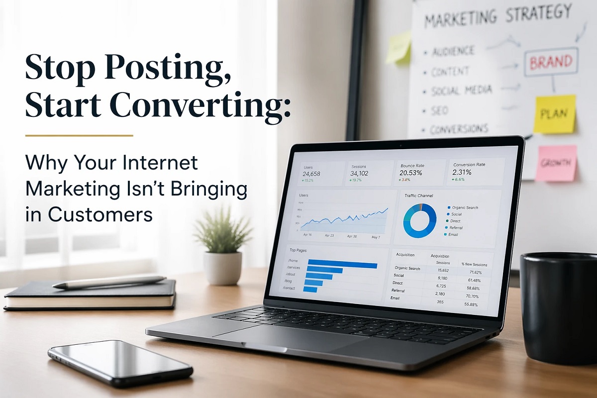 Stop Posting, Start Converting: Why Your Internet Marketing Isn’t Bringing in Customers