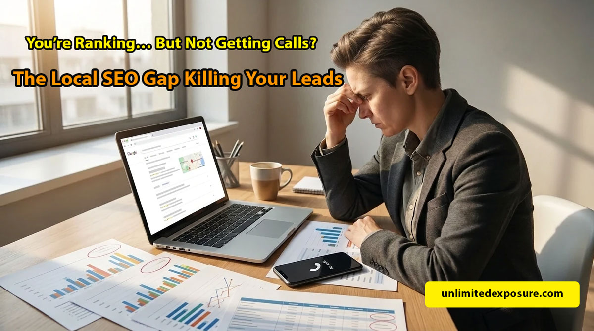 You’re Ranking… But Not Getting Calls? The Local SEO Gap Killing Your Leads