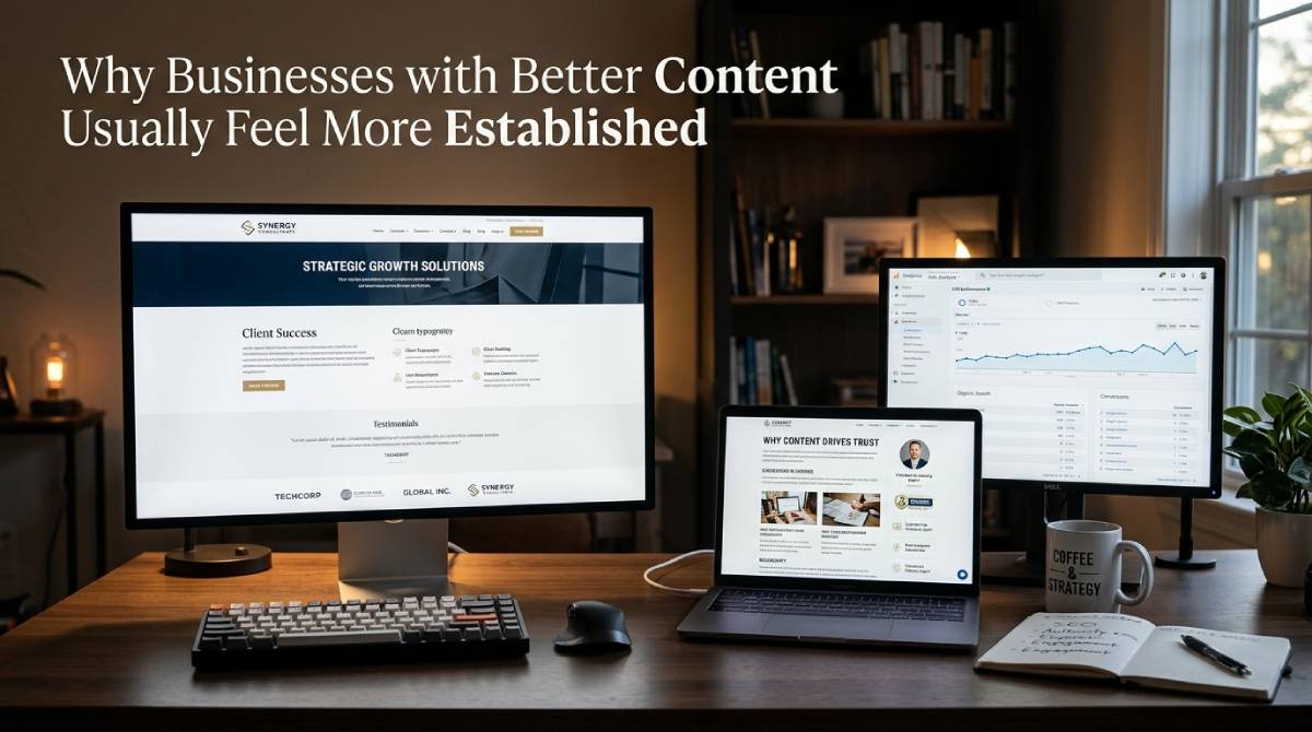 Why Businesses with Better Content Usually Feel More Established