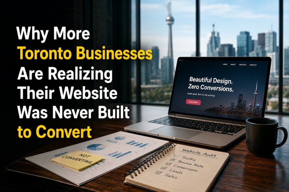 Why More Toronto Businesses Are Realizing Their Website Was Never Built to Convert