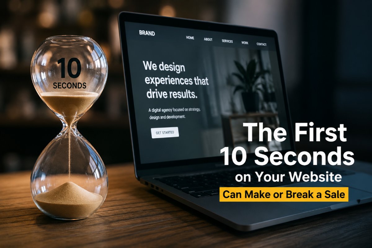 The First 10 Seconds on Your Website Can Make or Break a Sale