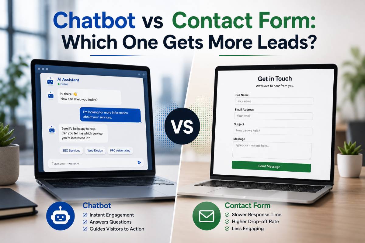 Chatbot vs Contact Form: Which One Gets More Leads?