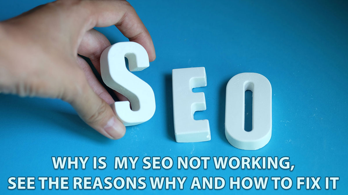 Why is My SEO Not Working – See the Reasons Why and How to Fix It